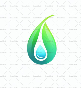 Wassertropfen und Blatt